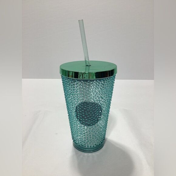 Starbucks Green Bubble Studded Tumbler 16OZ - Picture 1 of 3